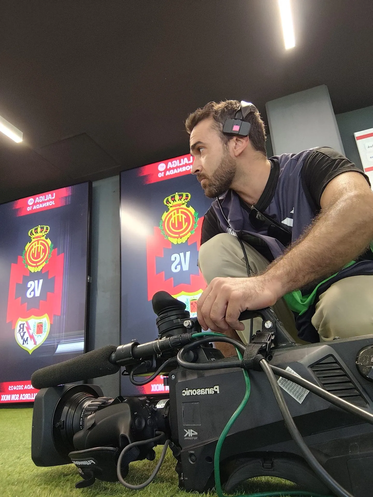 Vista del estadio de Mallorca para cobertura deportiva